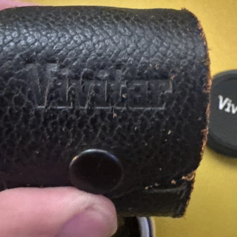 Vivitar Auto 2X Tele-Converter Model 2X-1 Lens With Original Leather Case